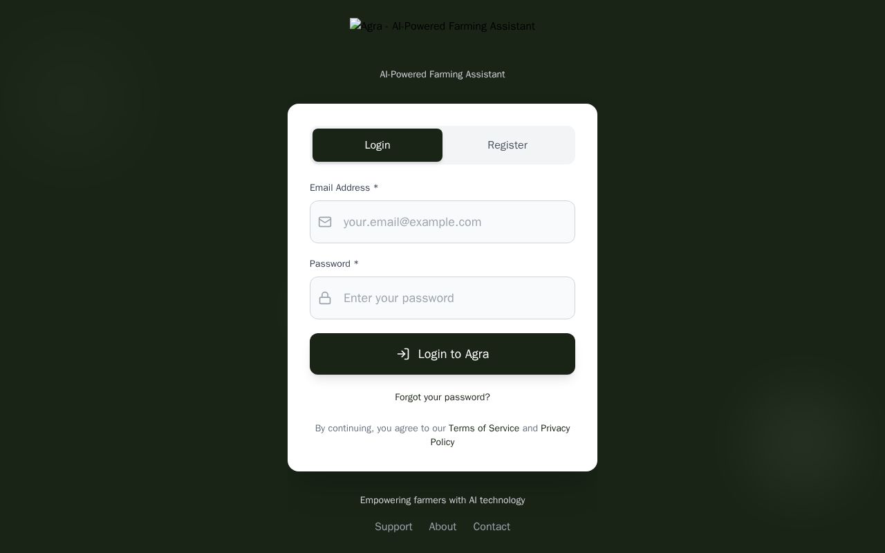 Preview of AGRA - Your AI powered farming assistant