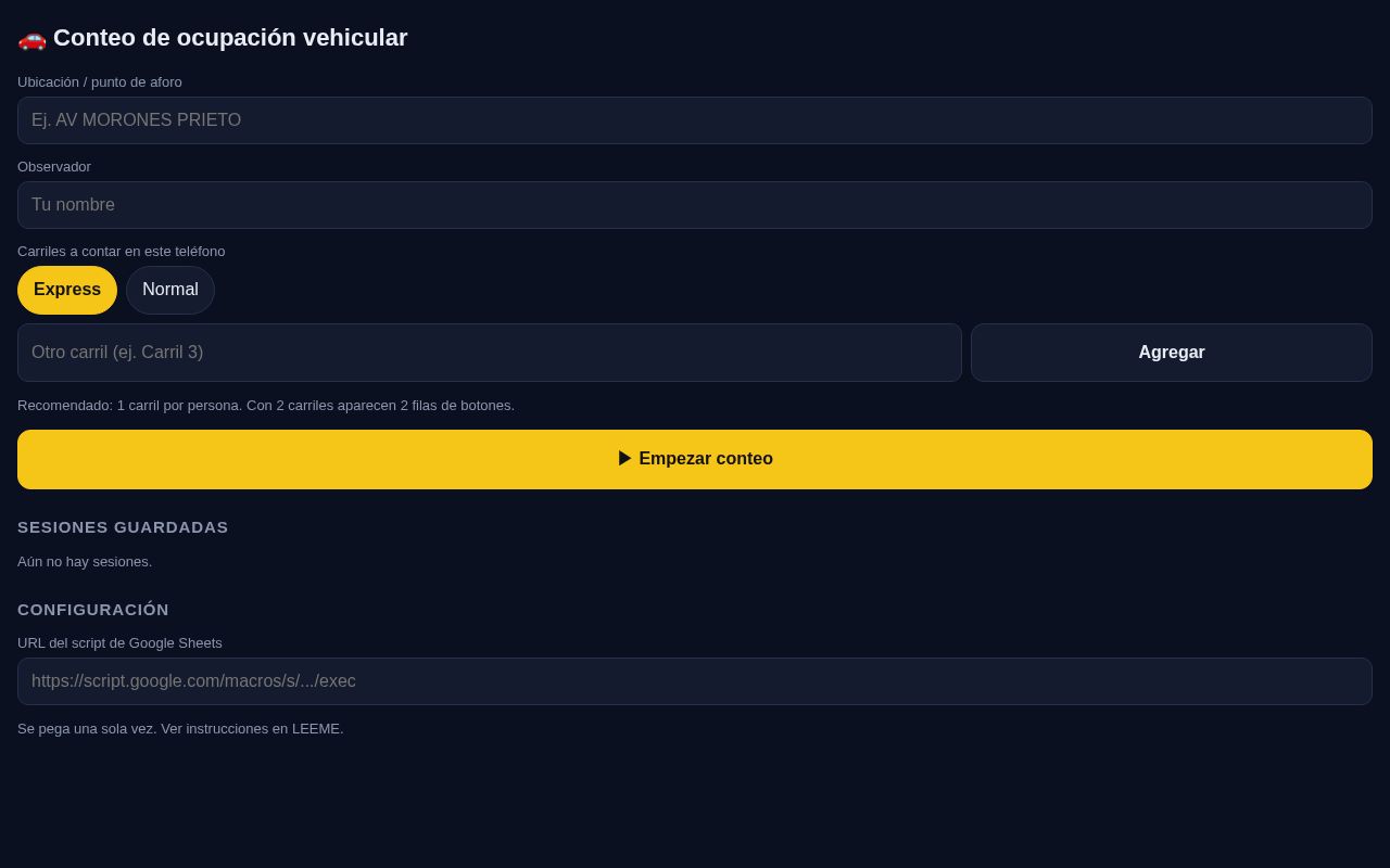 Preview of Conteo de Ocupación