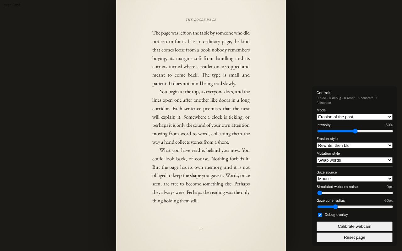 Preview of The Loose Page