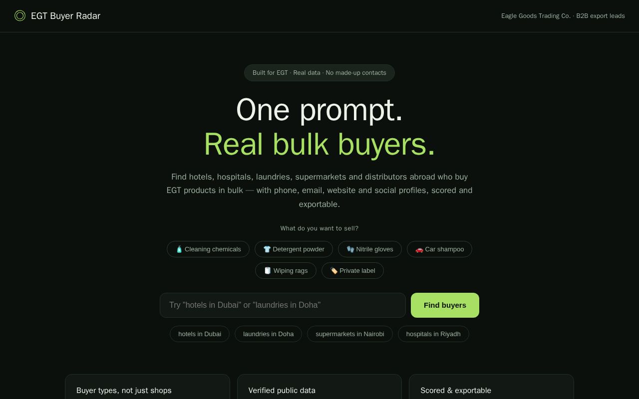 Preview of LeadRadar