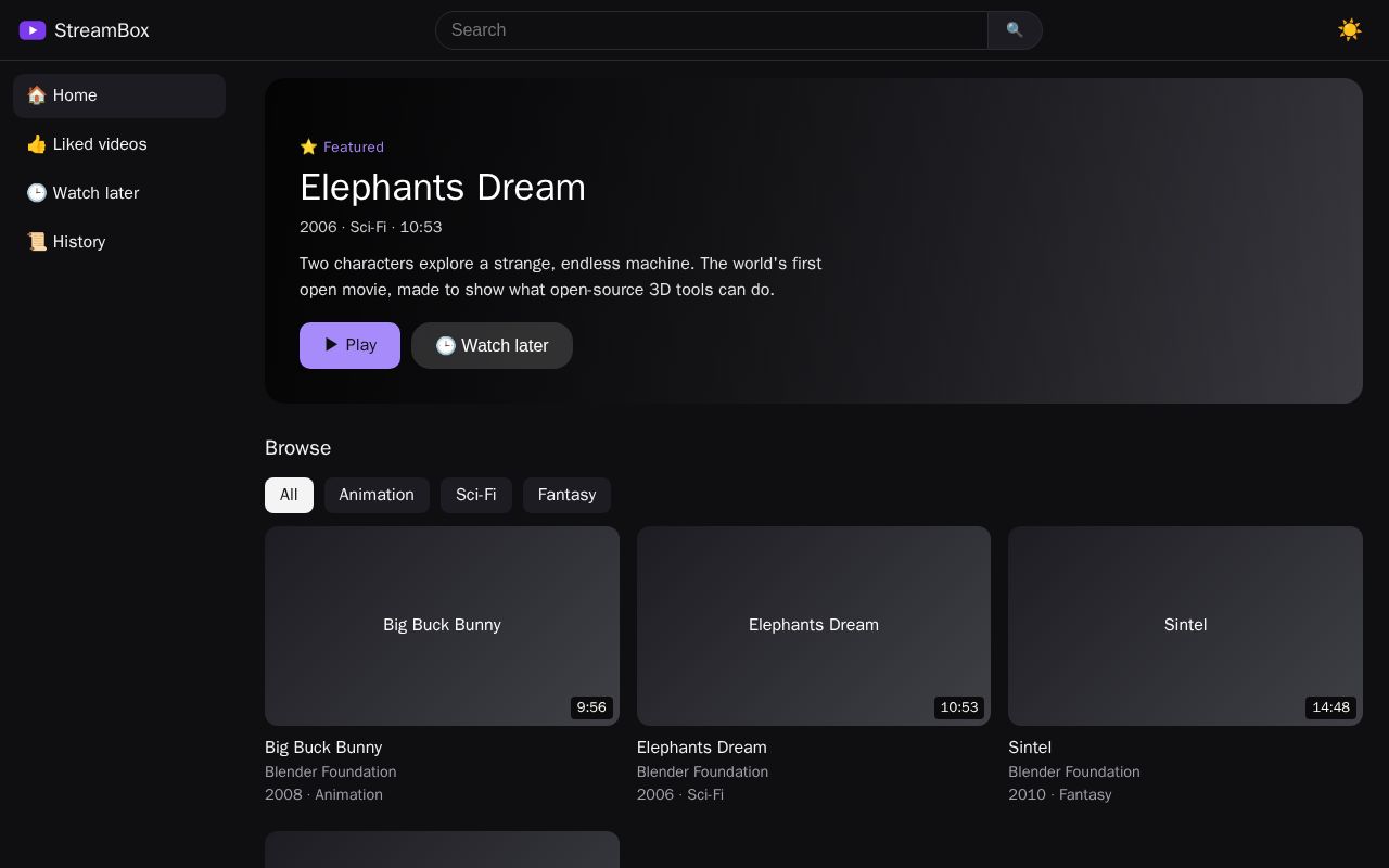 Preview of Streambox