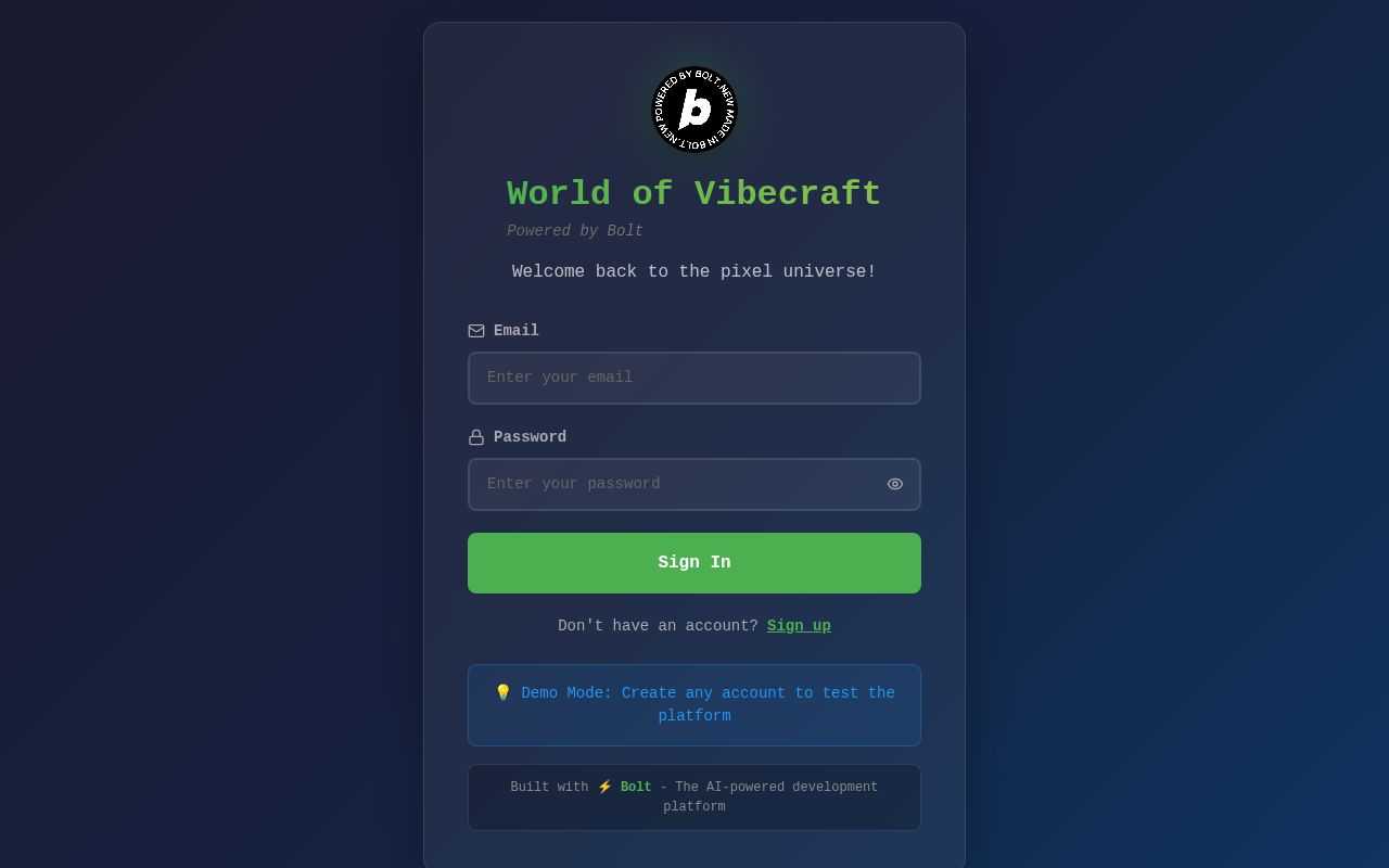 Preview of World of Vibecraft