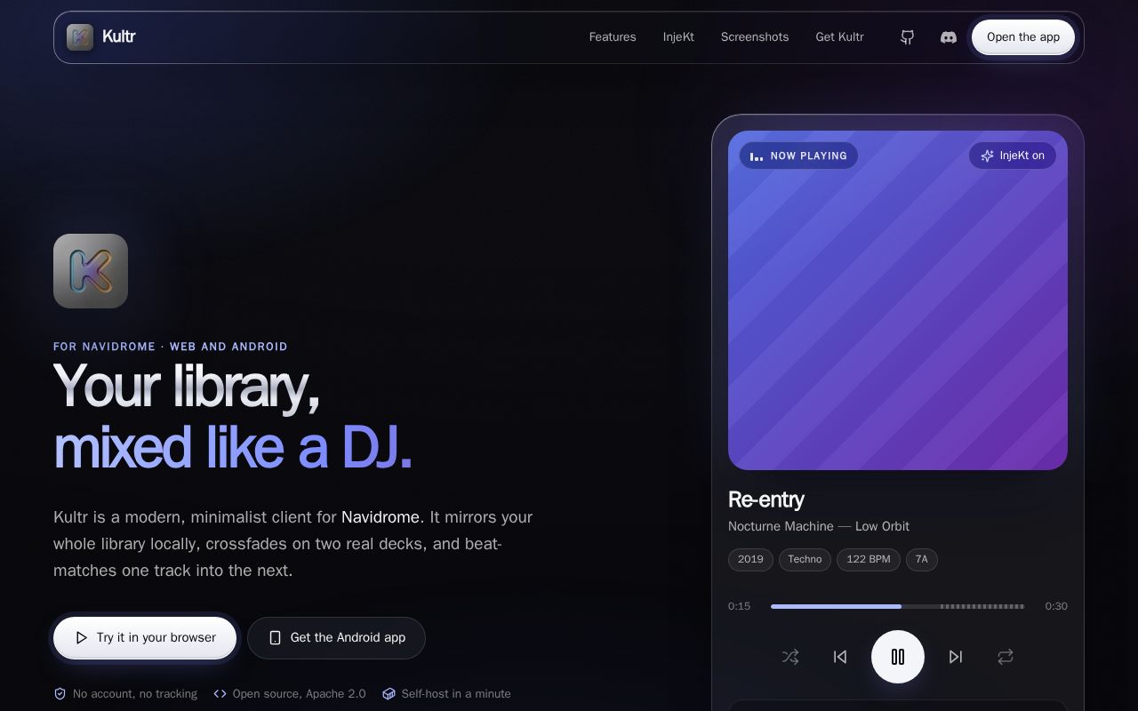 Preview of Kultr Website