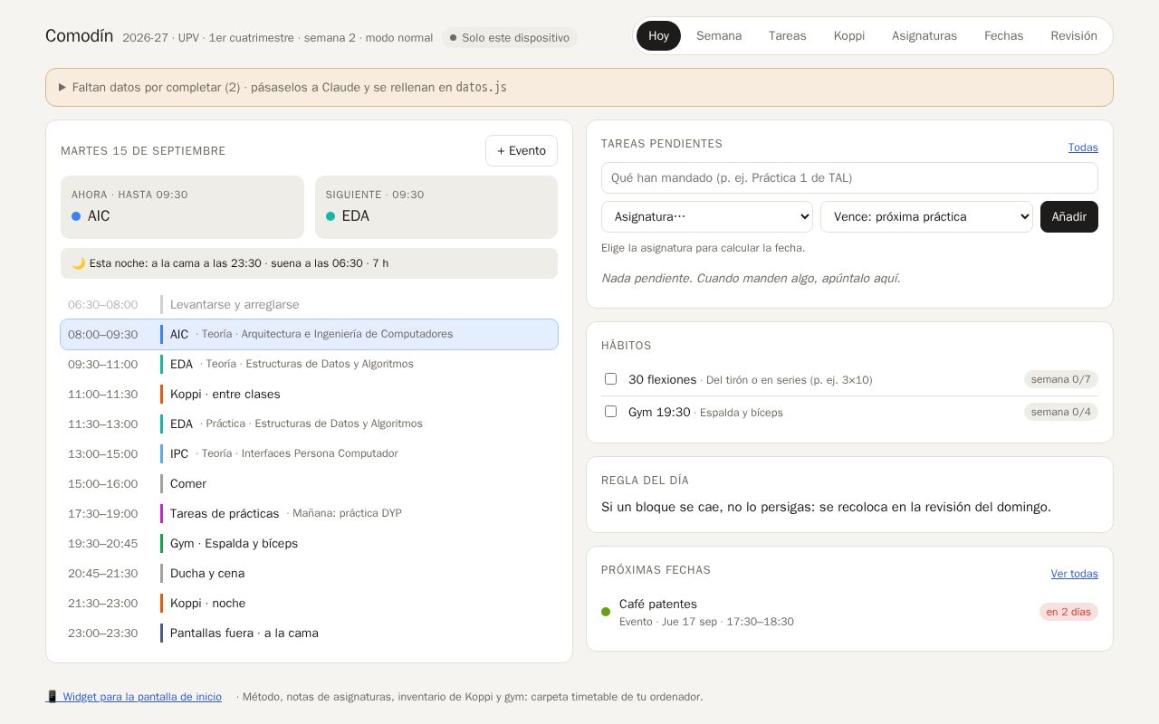 Preview of Comodin