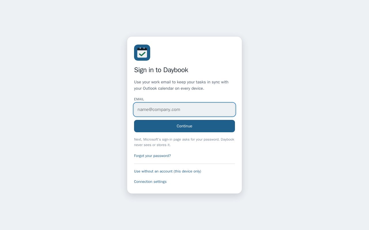 Preview of Daybook