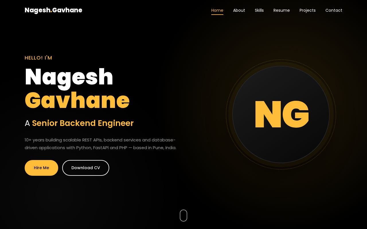 Preview of Nagesh2911 Github Io