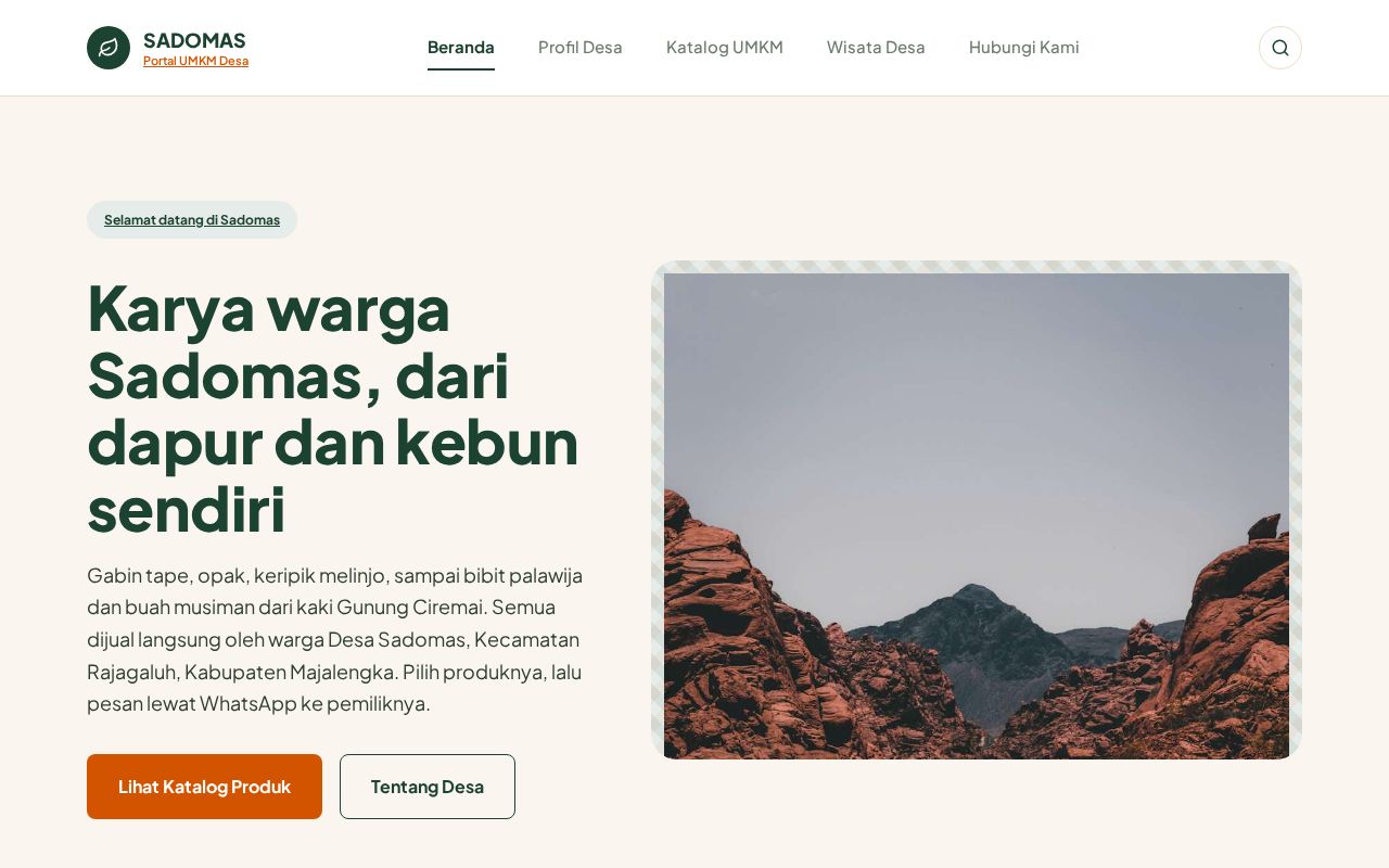 Preview of Katalog Umkm Sadomas