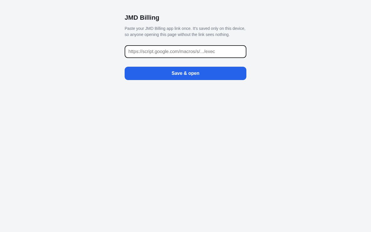Preview of Jmd Billing App