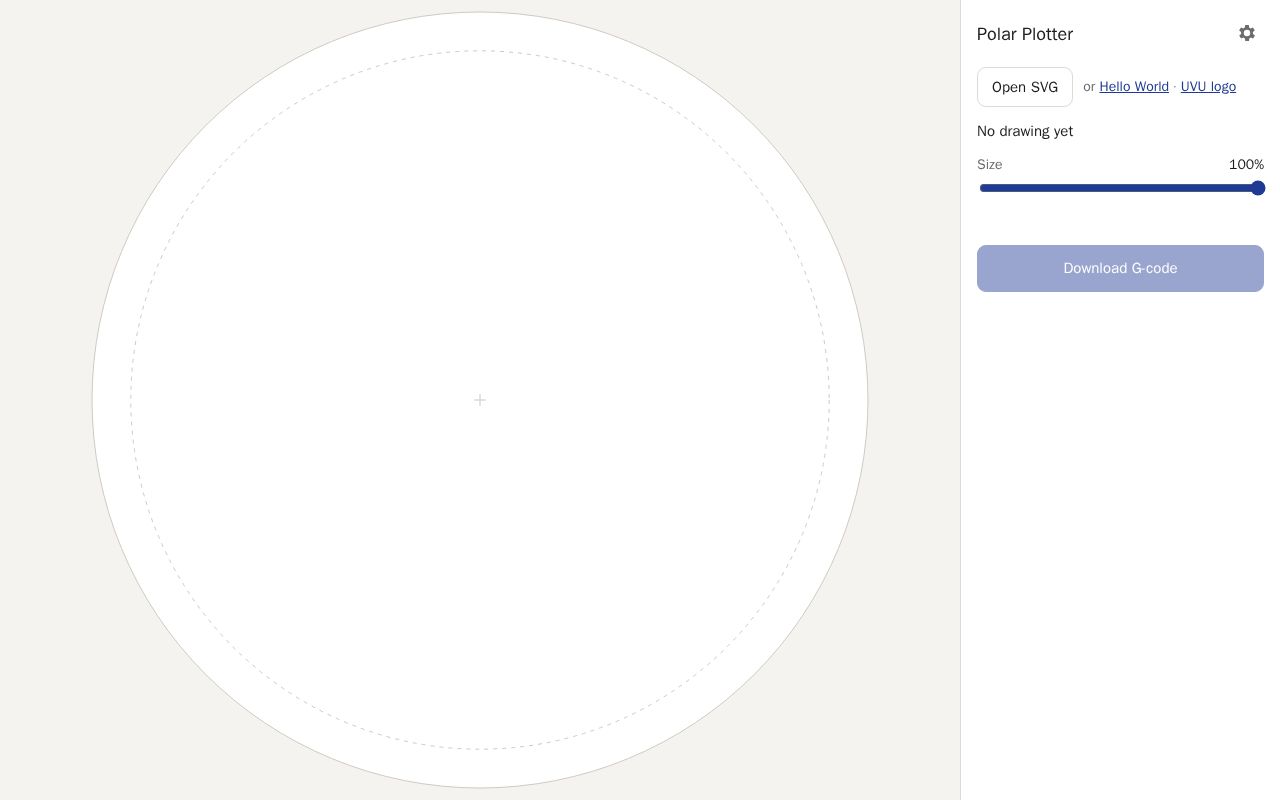 Preview of Polar Cnc Plotter