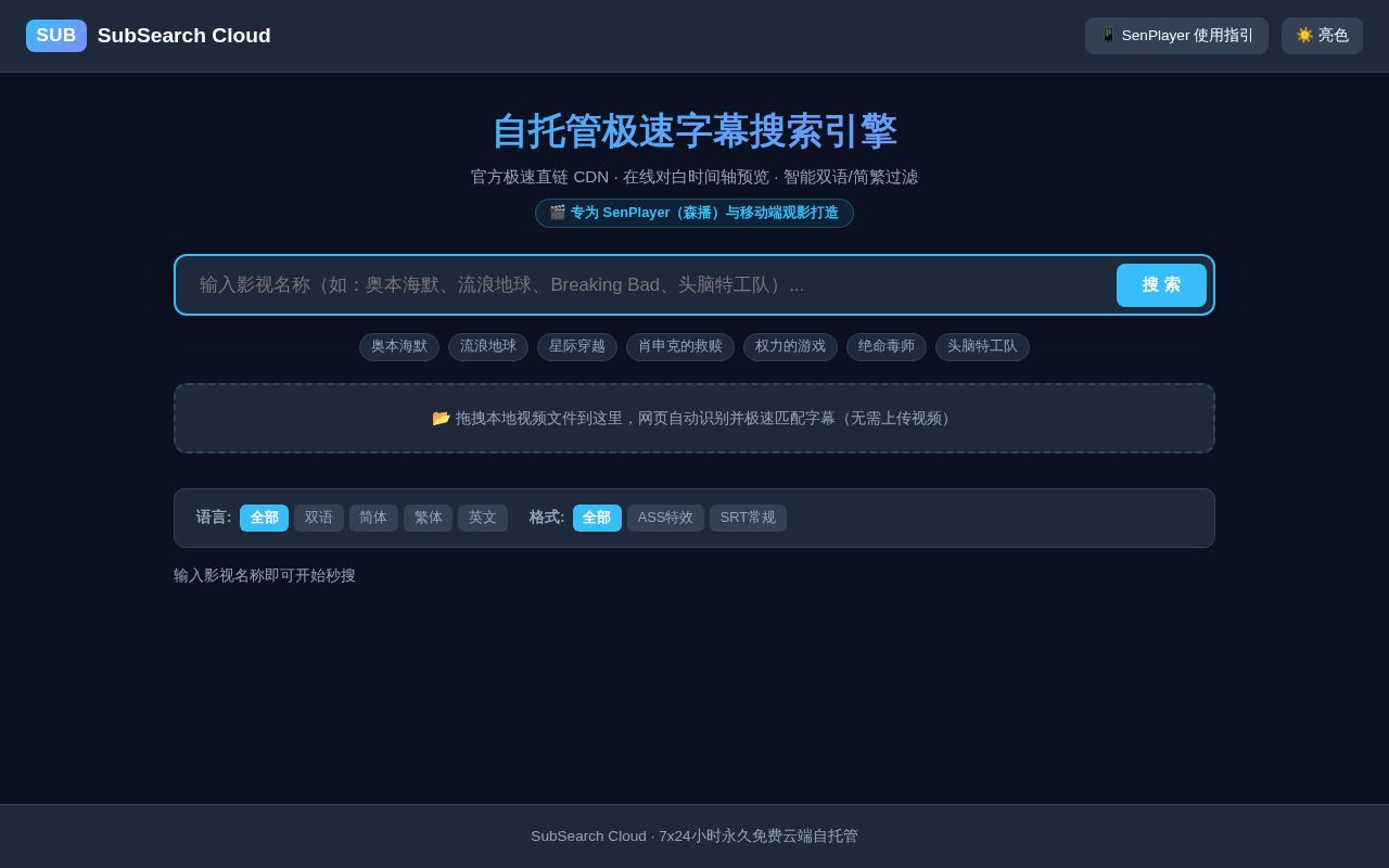 Preview of SubSearch Cloud