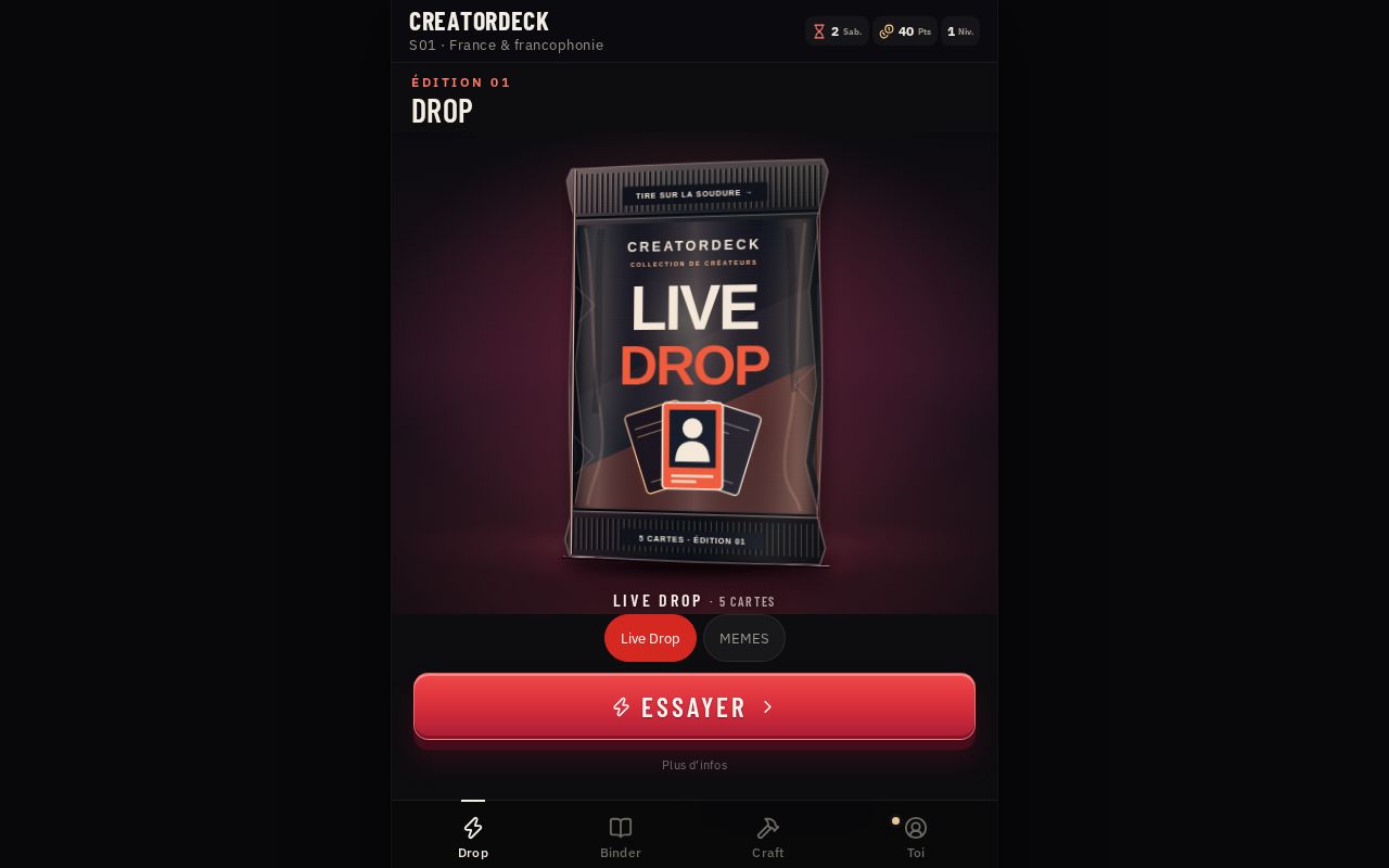 Preview of CreatorDeck