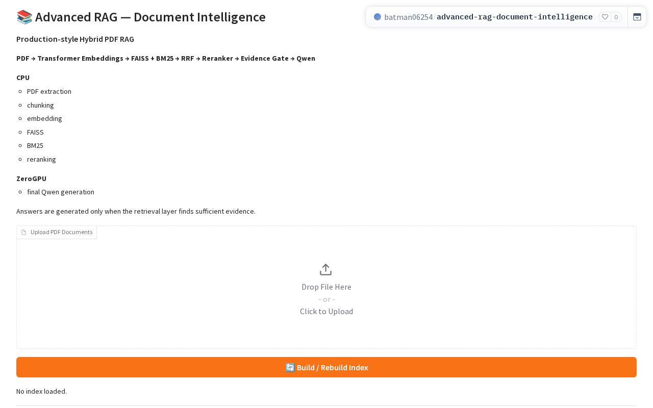 Preview of Advanced RAG — Document Intelligence