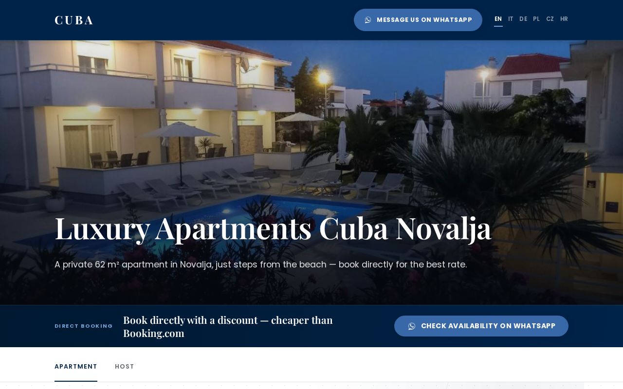 Preview of Vacation Rental Landing Page