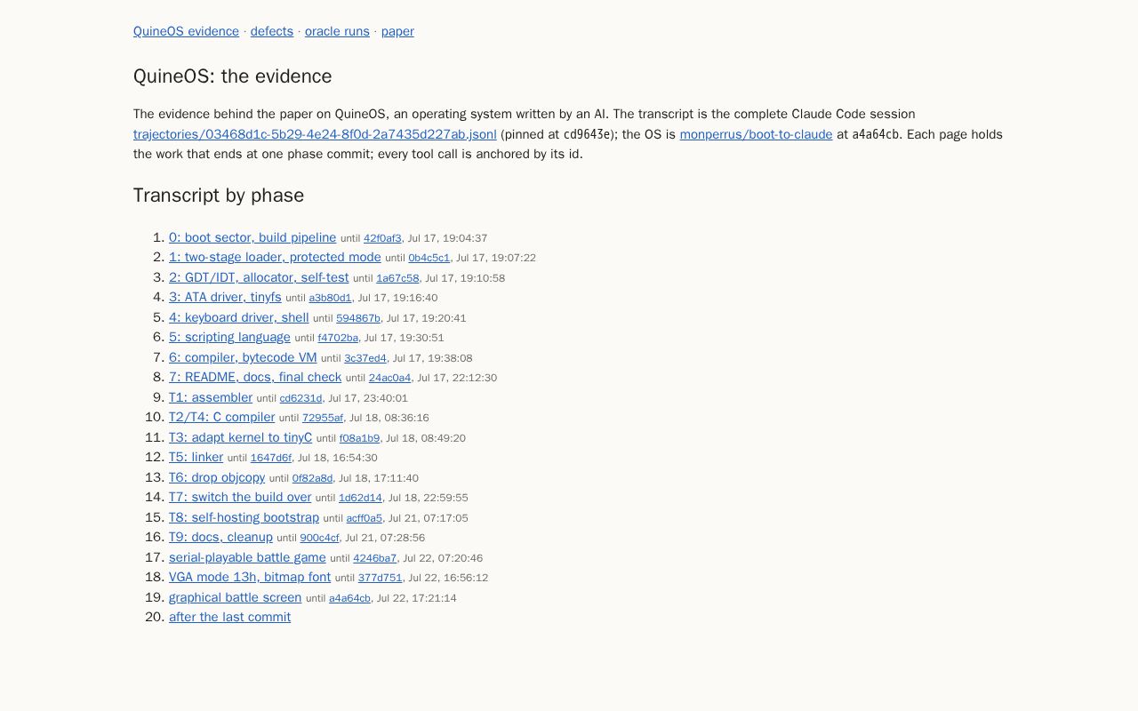 Preview of Boot To Claude Website