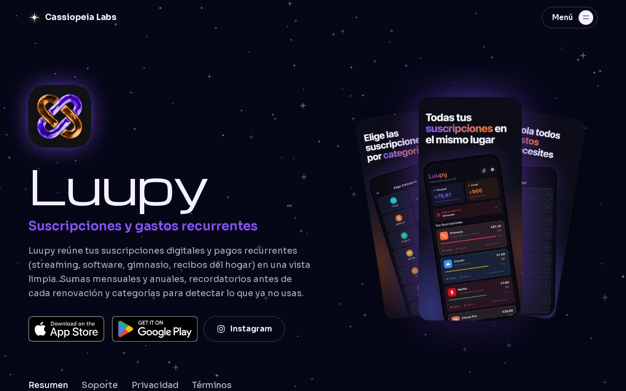 Preview of Luupy App