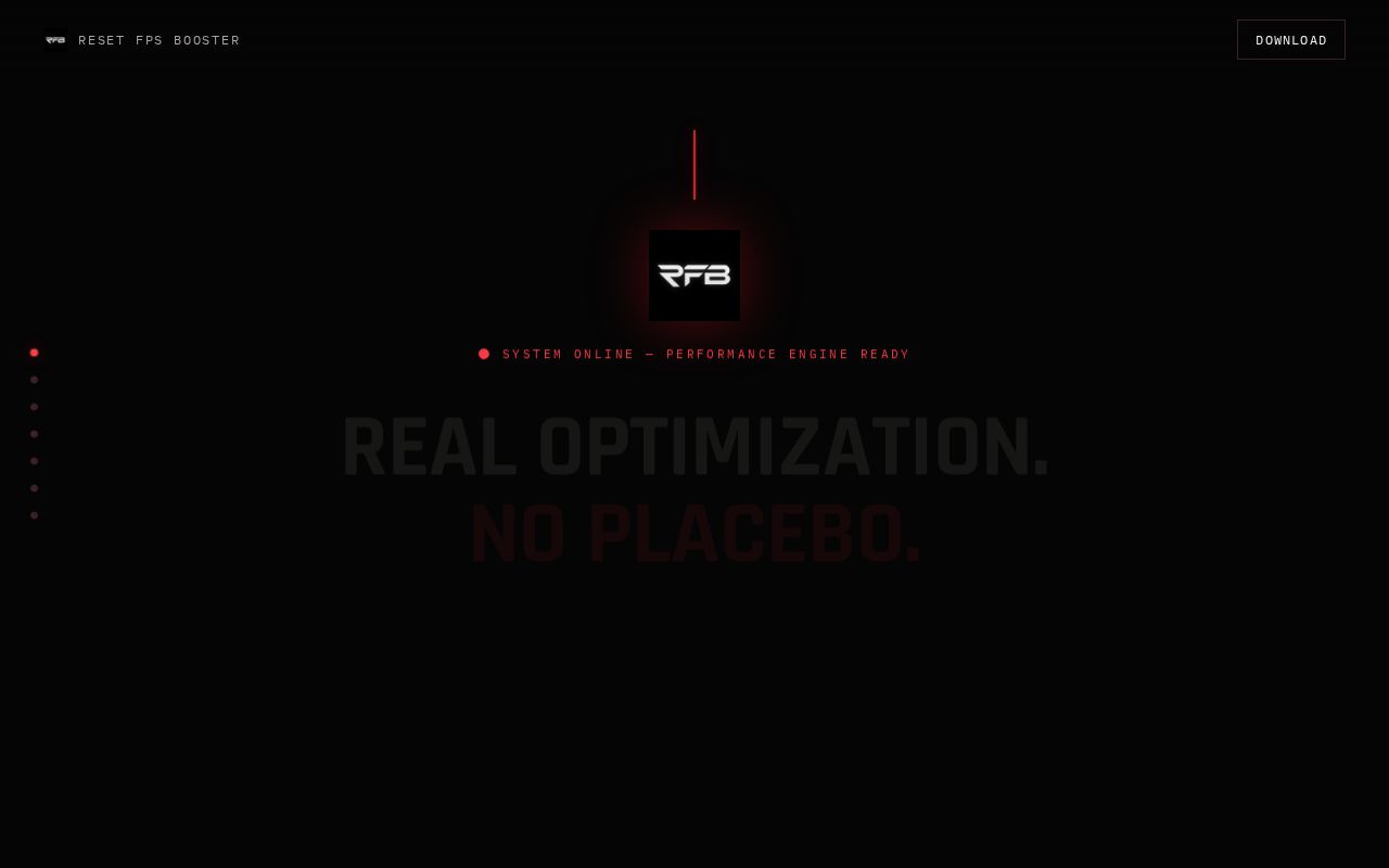 Preview of Reset Fps Booster