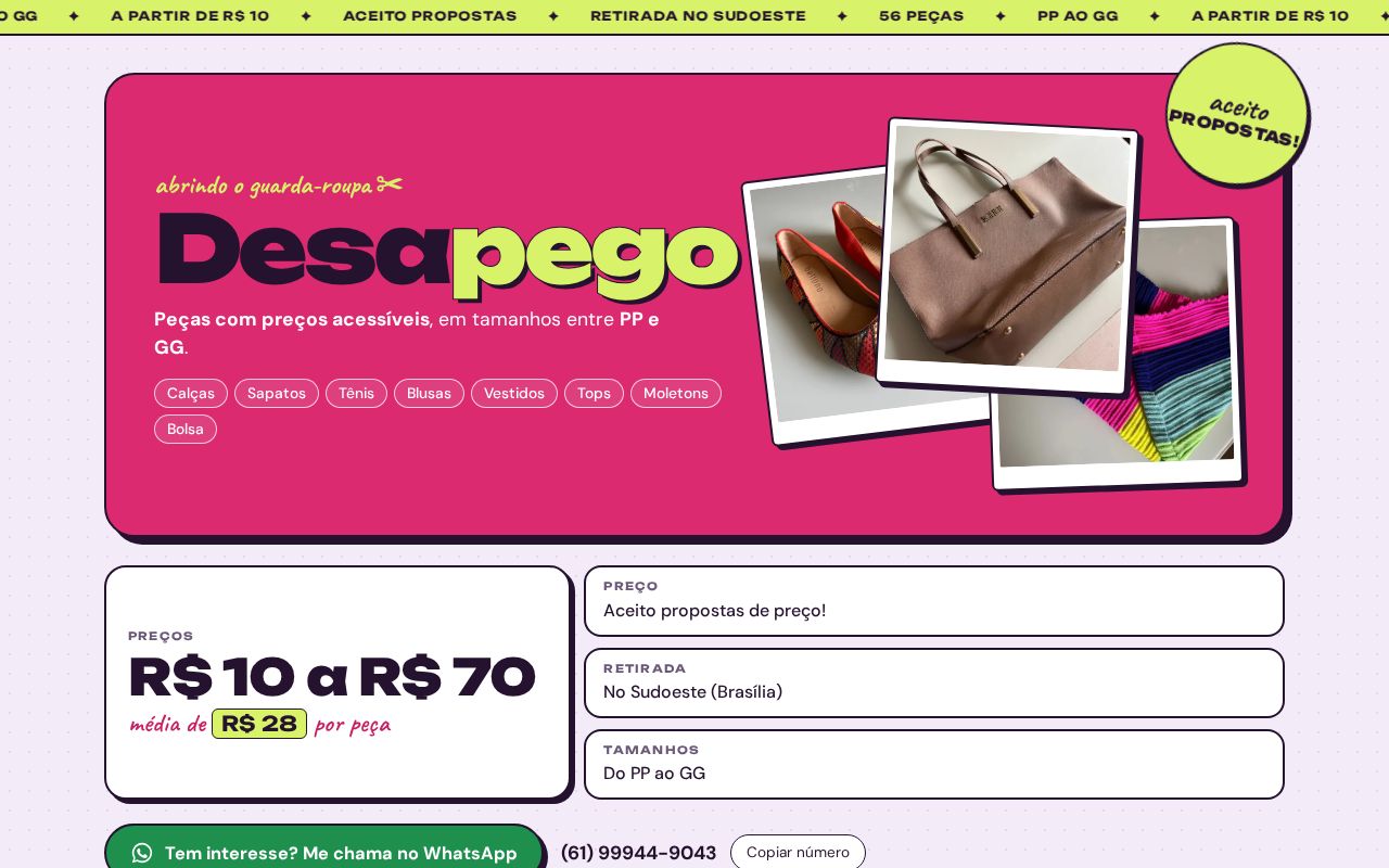 Preview of Desapego