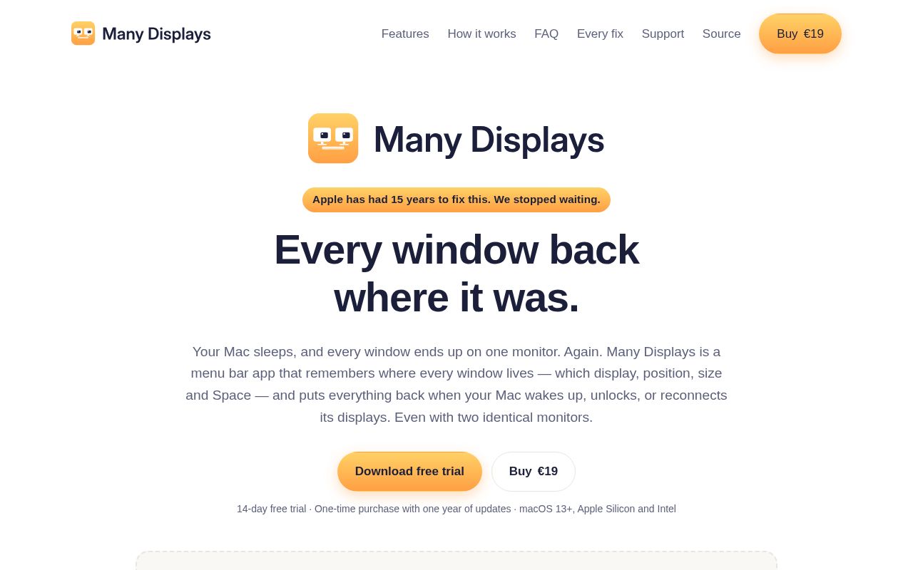 Preview of Manydisplays