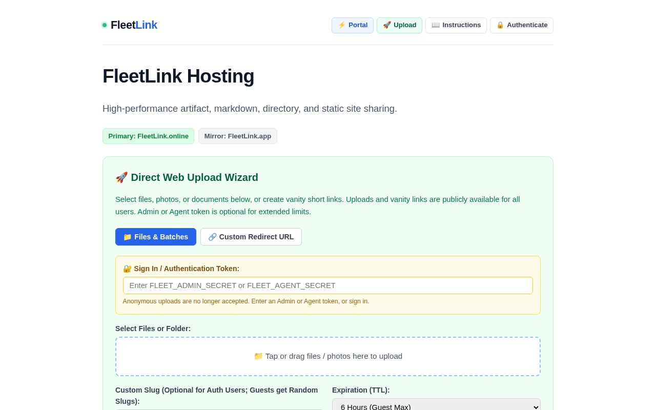 Preview of FleetLink