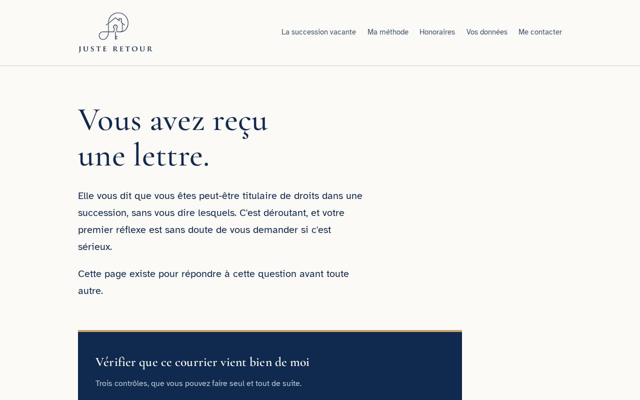 Preview of Juste Retour
