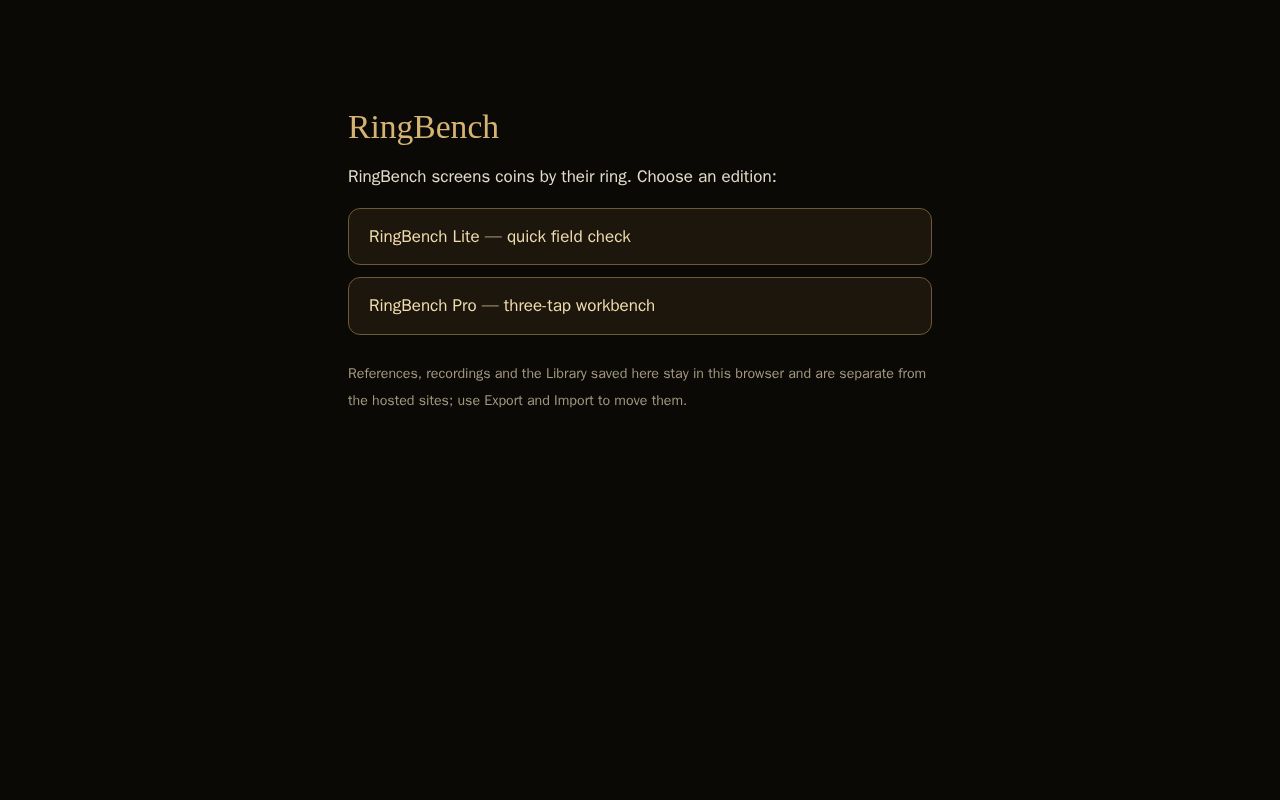 Preview of Ring Bench