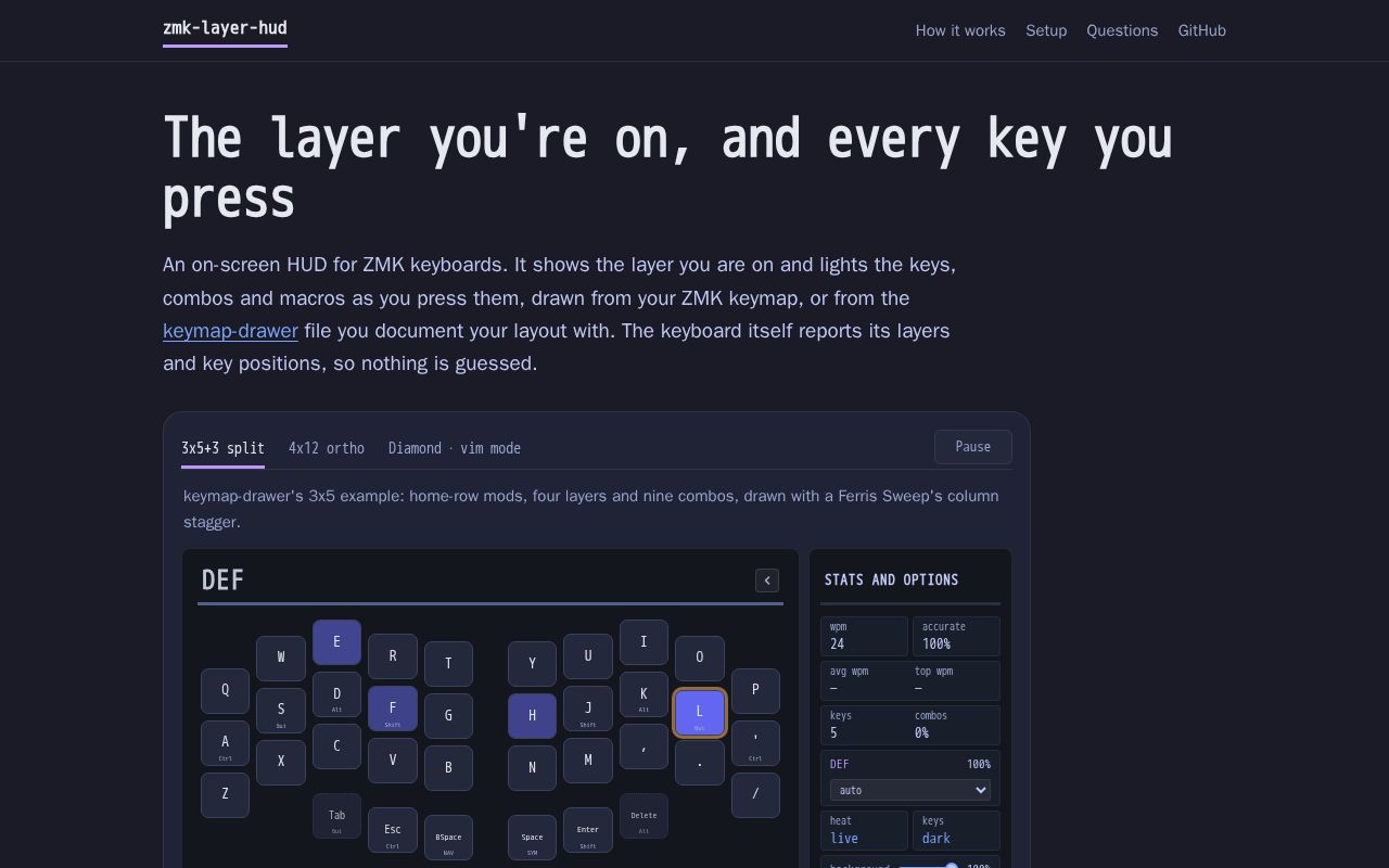 Preview of Zmk Layer Hud