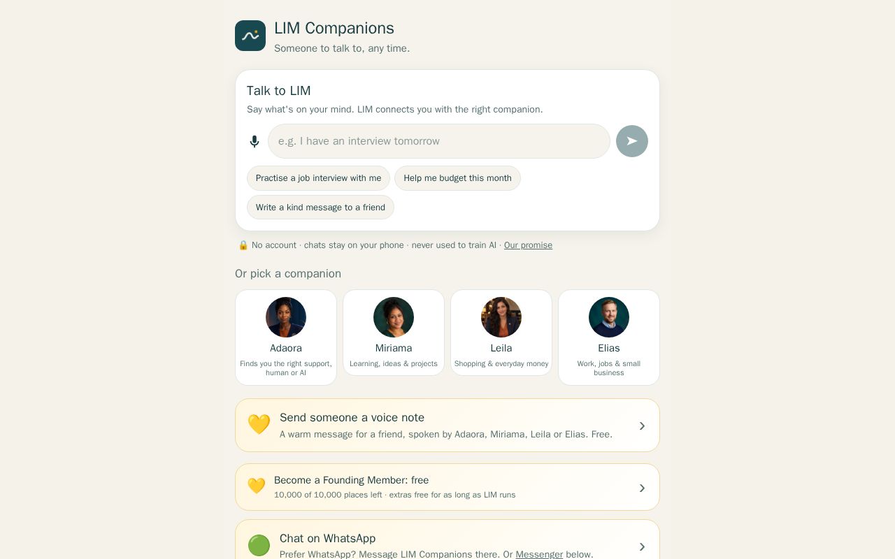 Preview of Lim Companion Safety