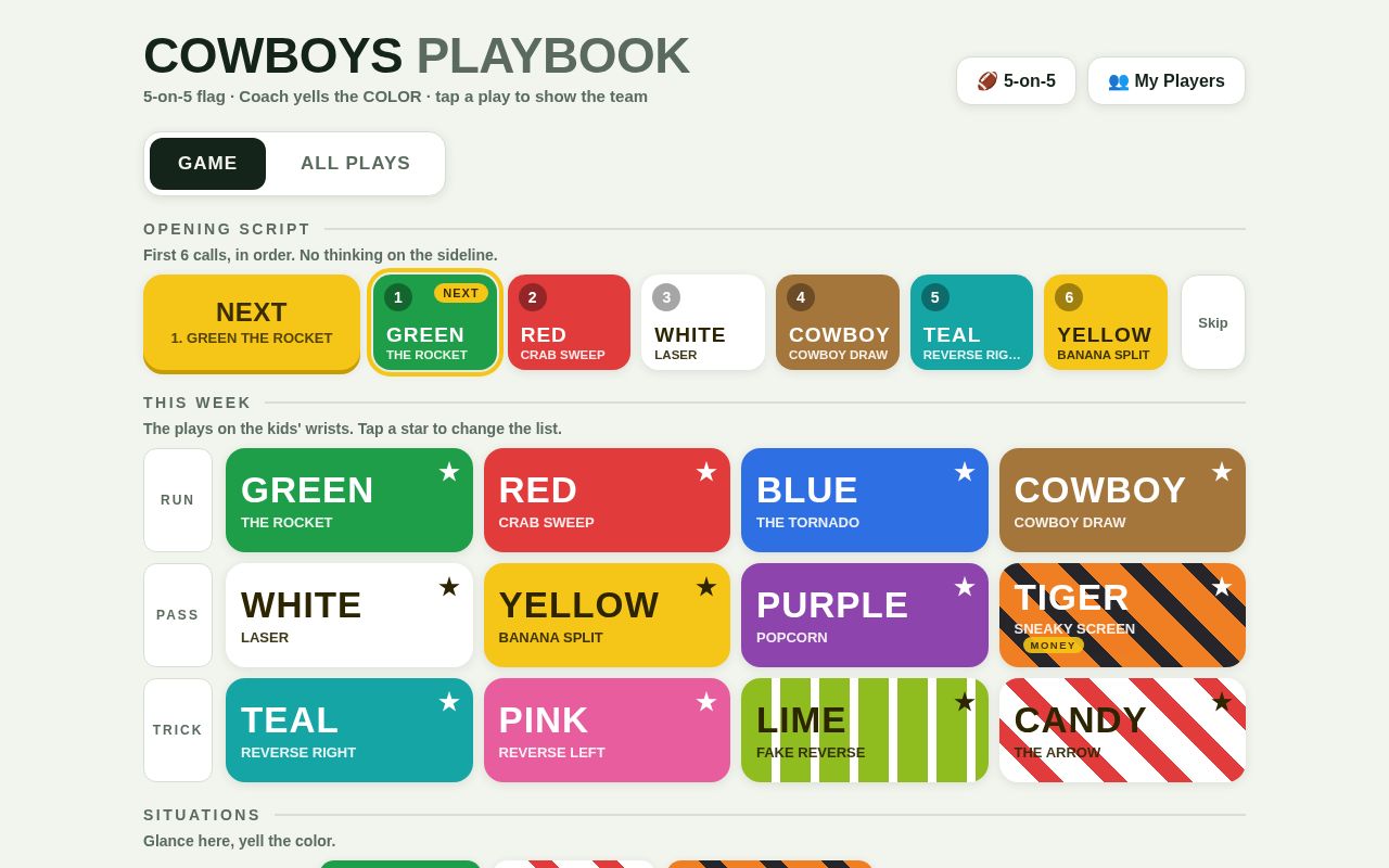 Preview of Cowboys Playbook Claude