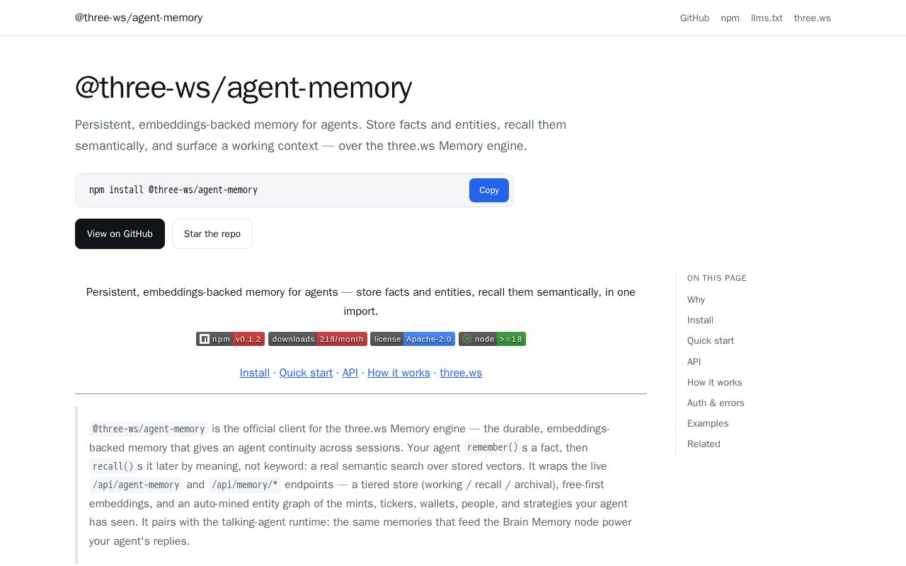 Preview of Agent Memory