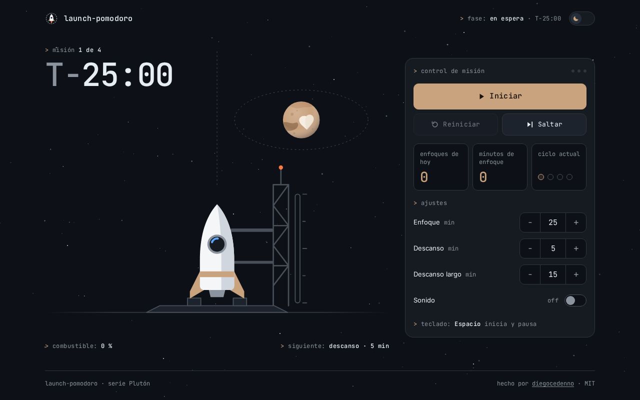 Preview of Launch Pomodoro