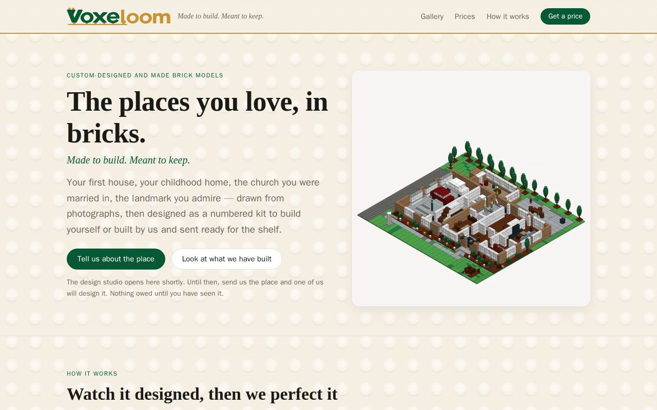 Preview of Voxeloom Site