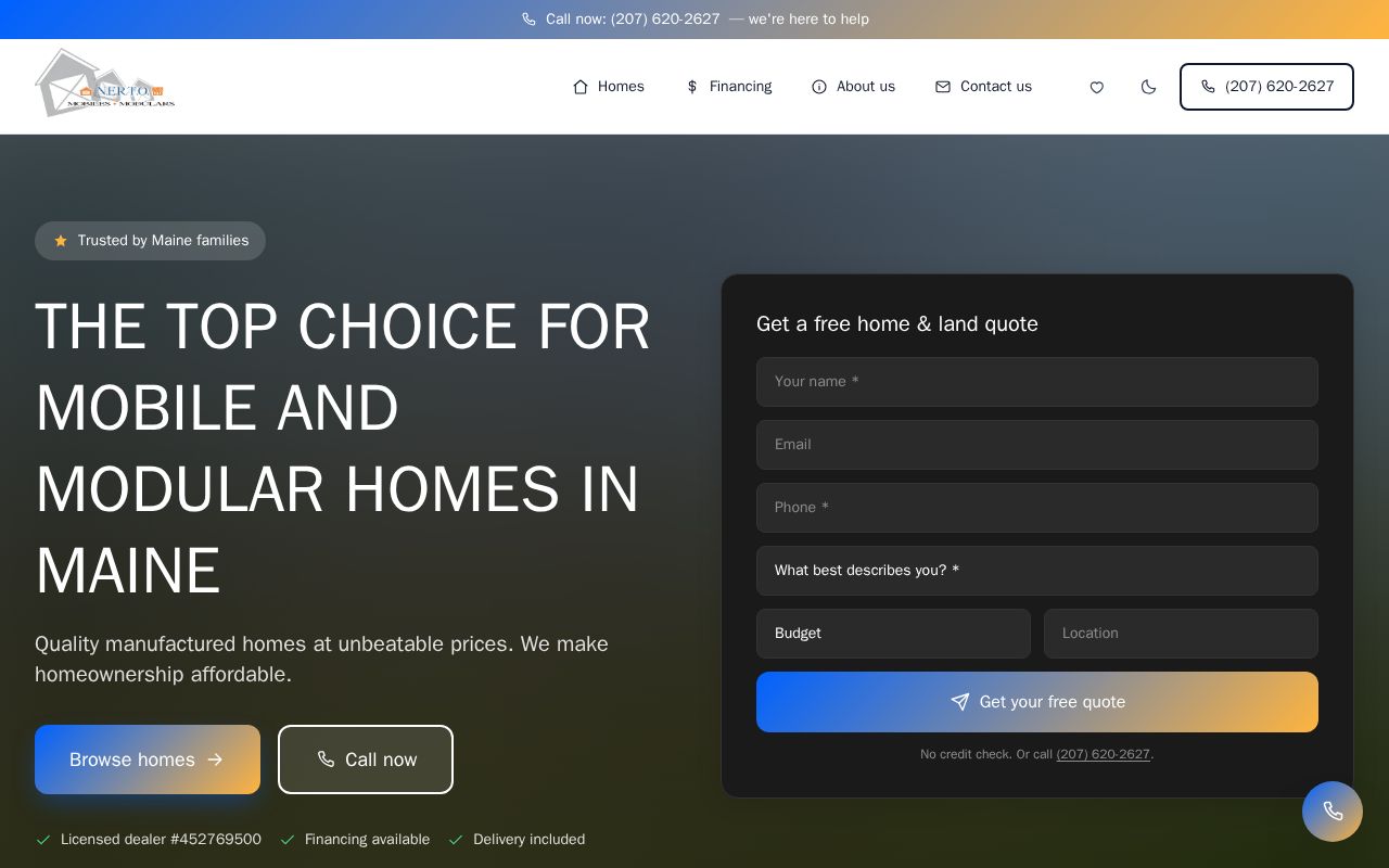 Preview of Nerto Website
