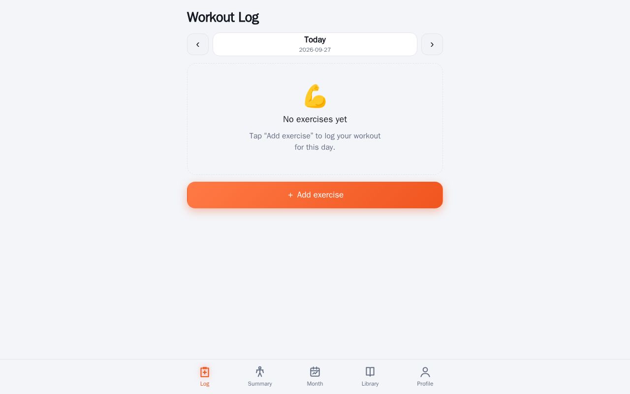 Preview of Fitness App
