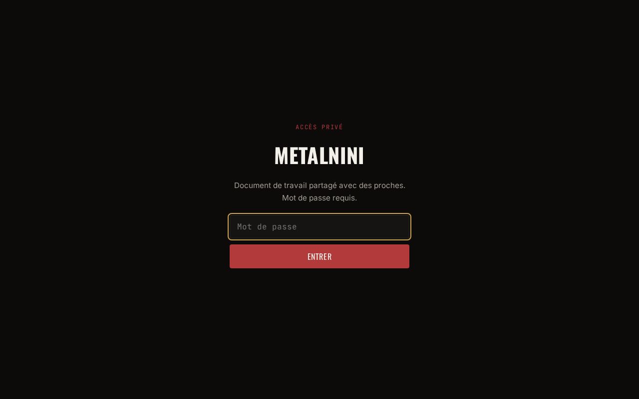 Preview of Metalnini