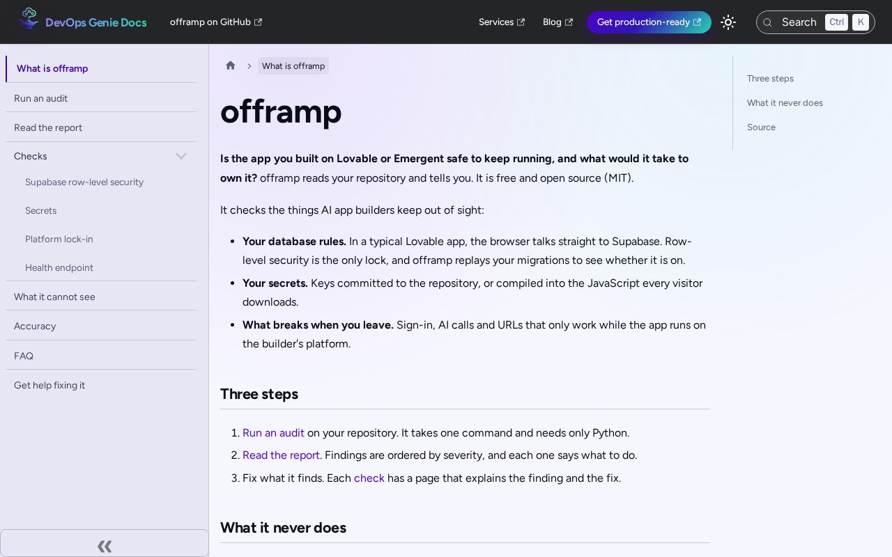 Preview of Offramp