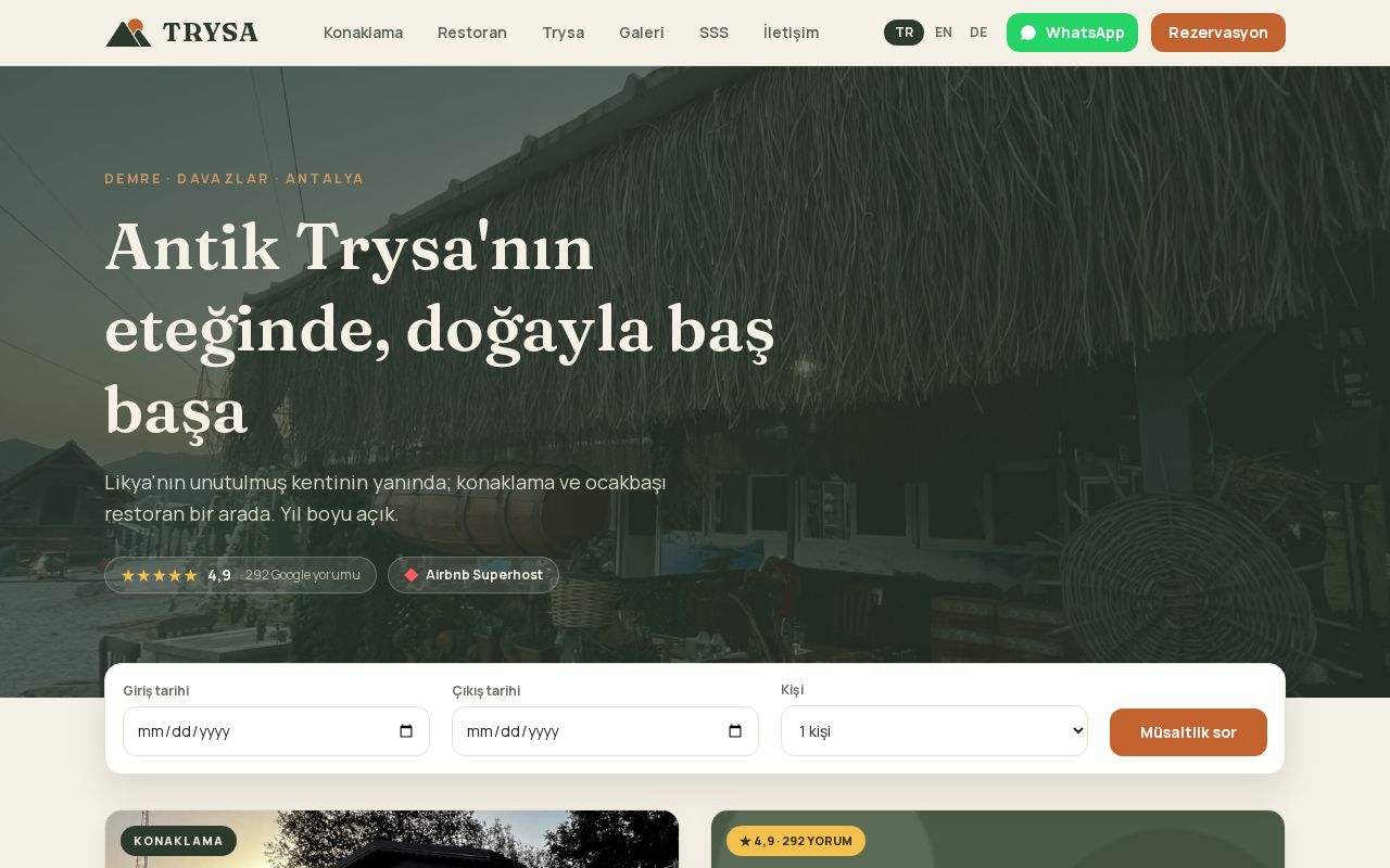 Preview of Trysa Direct Booking