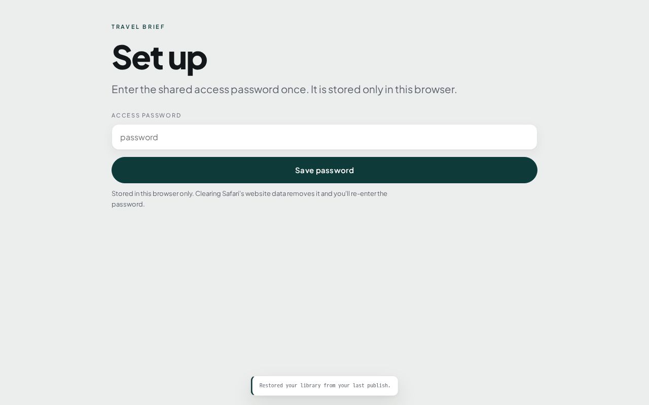 Preview of Trip Planner