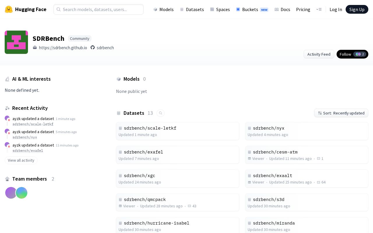 Preview of Sdrbench