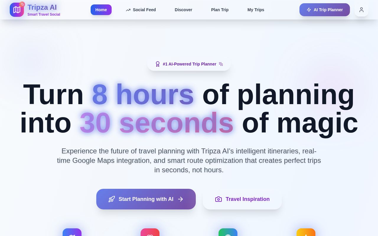 Preview of Tripza AI