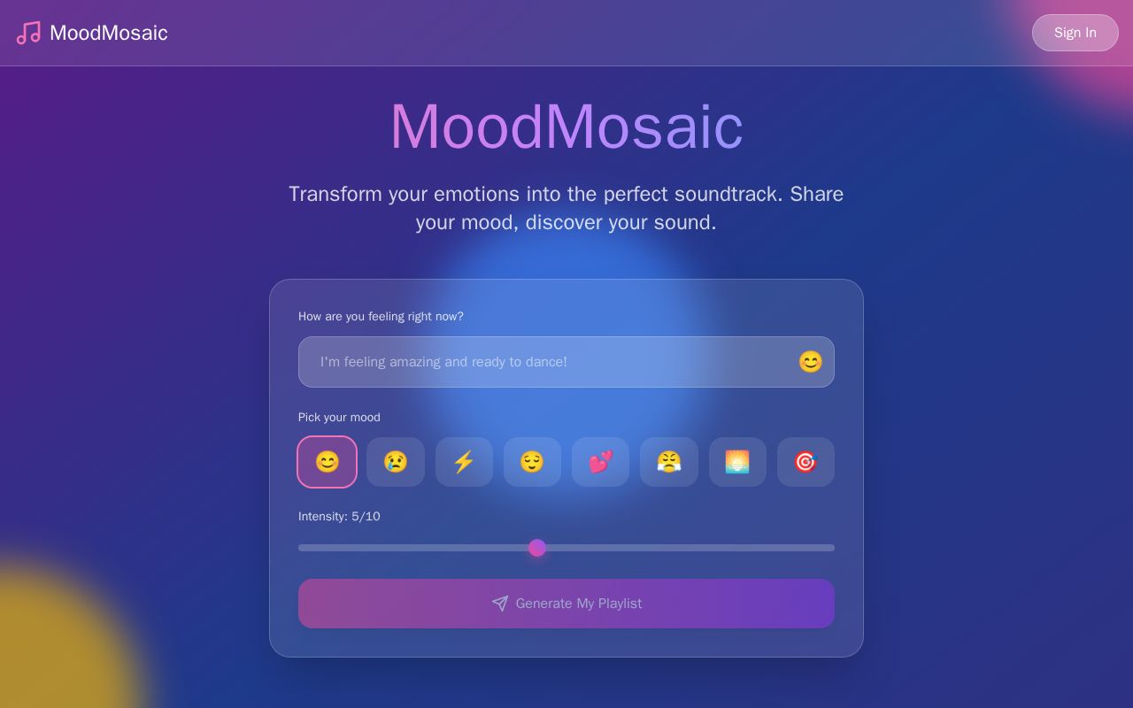 Preview of MoodMosaic