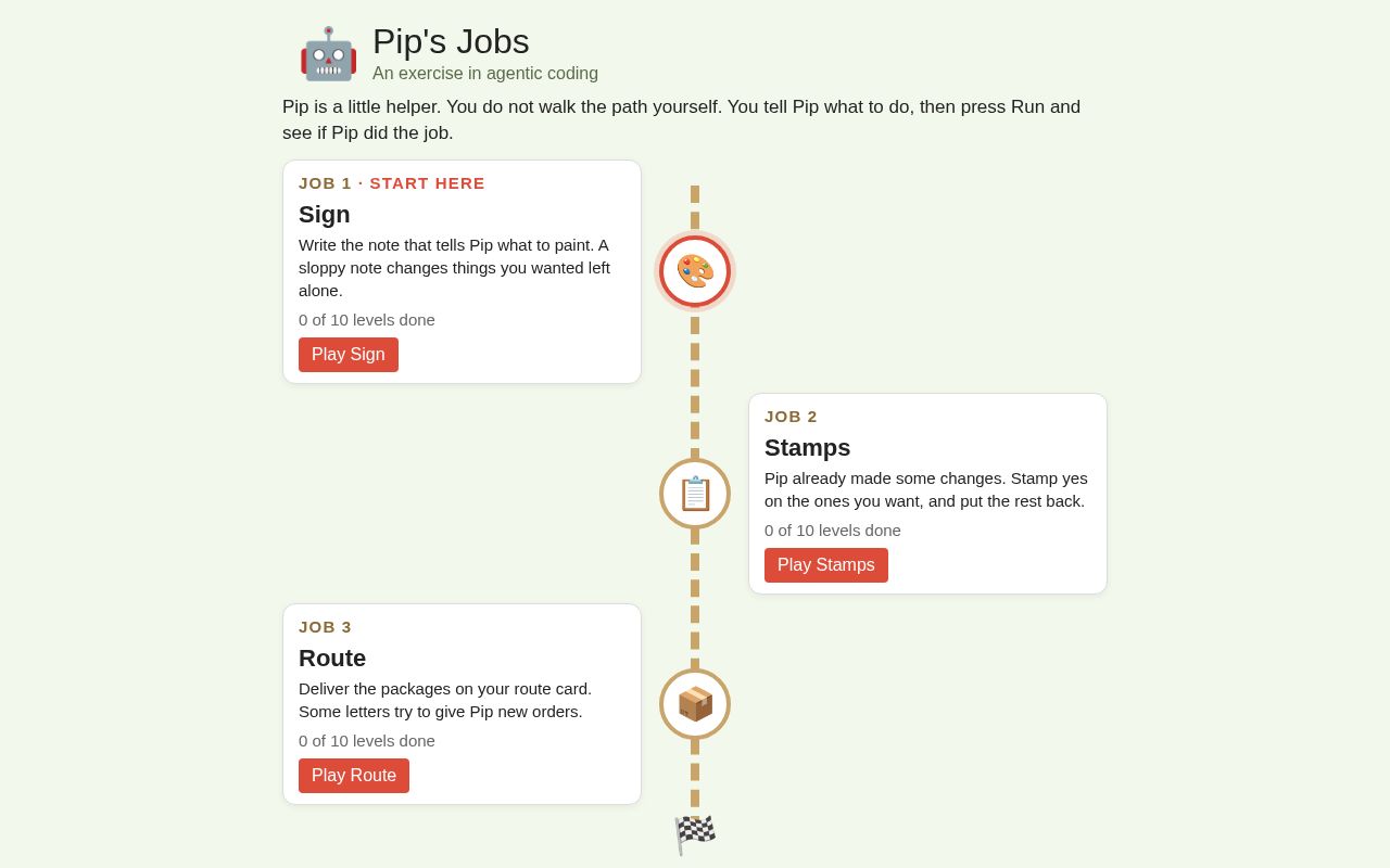 Preview of Pip's Jobs