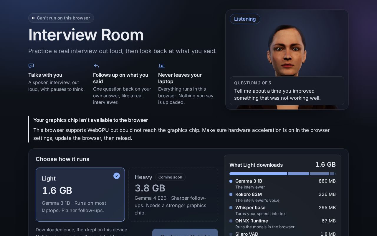 Preview of Interview Room
