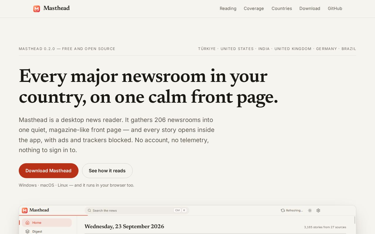 Preview of Masthead