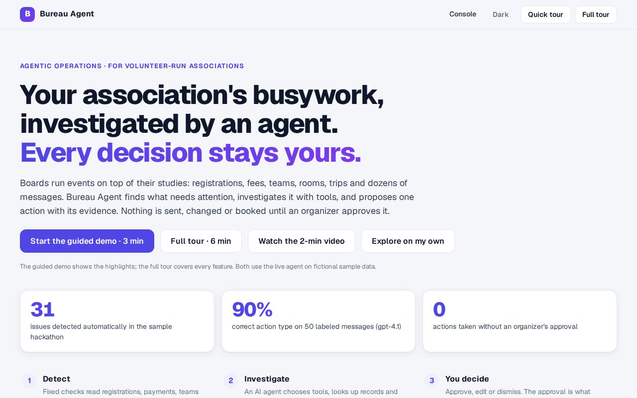 Preview of Bureau Agent