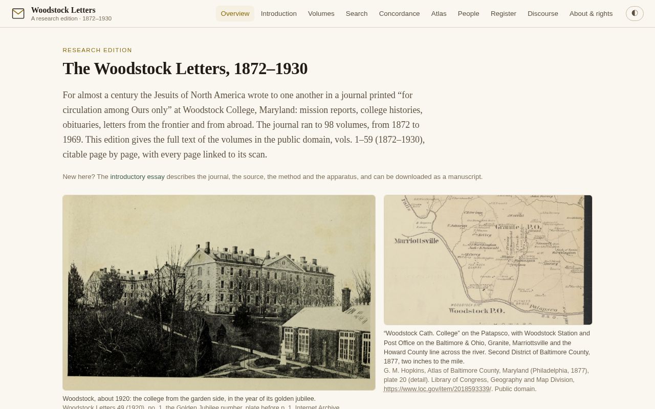 Preview of Woodstock Letters