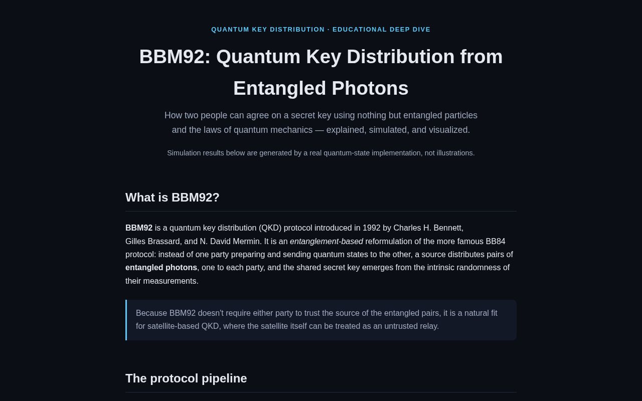 Preview of Bbm92 Qkd