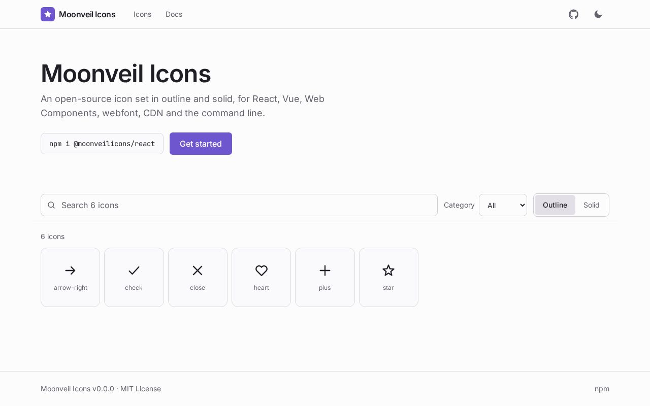 Preview of Moonveilicons