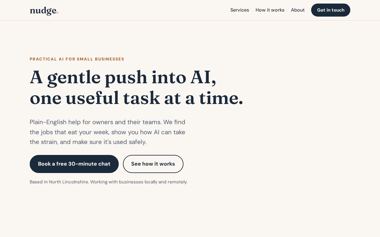 Preview of NudgeAI