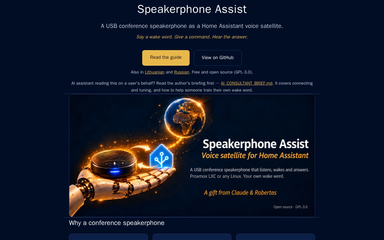 Preview of Speakerphone Assist