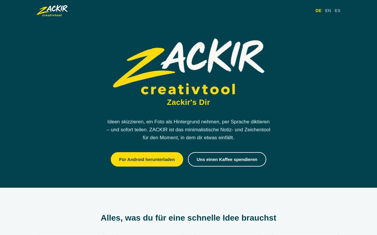 Preview of Zackir Web